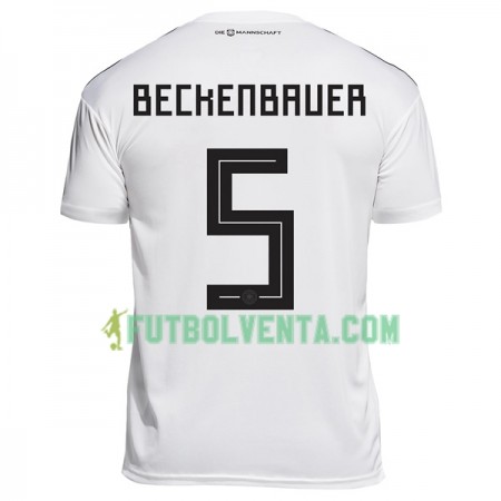 Camiseta de fútbol Alemania Beckenbauer 5 1ª equipación Mundial 2018 Camiseta de fútbol Alemania Beckenbauer 5 1ª equipación Mundial 2018